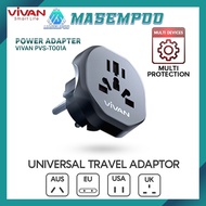 VIVAN VPS-T001A Multi-country Travel Adapter - Universal Power Adapter - Portable Socket Plug