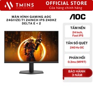 AOC 24G11ZE/71 Gaming Monitor 24Inch IPS 240Hz Delta E < 2 - Genuine product