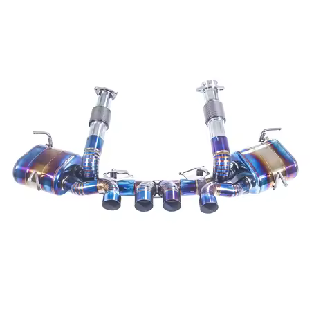 GFC catback exhaust muffler for 2020~2024 Corvette C8 Z06 5.5L Car electric valve exhaust system is