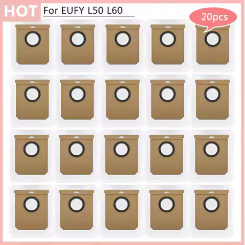 For EUFY L50 L60 Trash Bag Home Accesories Sweeping Robot Vacuum Cleaner Dust Bag Spare Parts