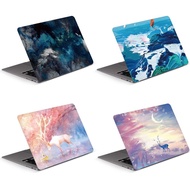 Customized Watercolor Pattern Sticker Laptop Skin Art Decal for hauwei/HP/Acer/Dell/ASUS/Lenovo All Laptop Decorate