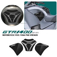 For Kawasaki GTR1400 2015 3D Resin Sticker Waterproof Anti-Scratch Fuel Tank Pad Motorcycle Side Kne
