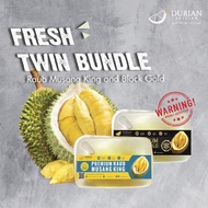 [Durian Edition] Fresh Premium Raub Twin Bundle (MSW Musang King and Black Gold) Durian Delivery