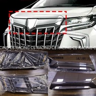 Toyota Alphard AGH30 2018 2019 Modellista Front Grille Grill Chrome Garnish Garnish Cover