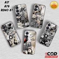 ( JJ 80 ) Softcase Glossy ARCTIC MONKEYS NASA MOTIF For HP OPPO Reno 8T 4G 5G A17 A17k a78 4G A78 5G