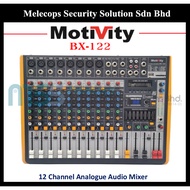 MOTIVITY BX-122 12-Channel Analogue Audio Mixer
