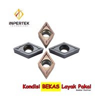 Insert DCMT 15 04 CARBIDE  Mata Bubut DCMT15 Pisau Bubut Chip Bubut CNC
