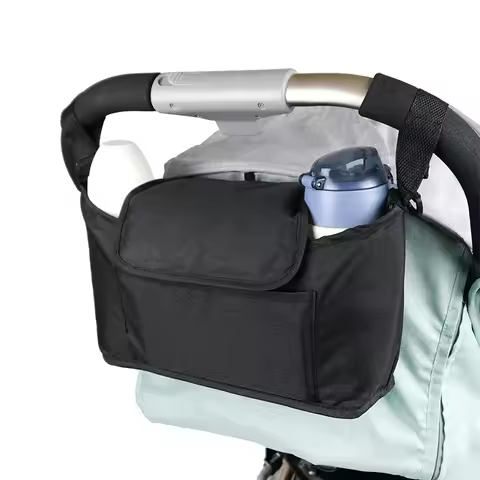 Stroller Bag Mommy Bag Diaper Baby Nappy Bag Stroller Accessories Large Capacity Outdoor Travel Napp