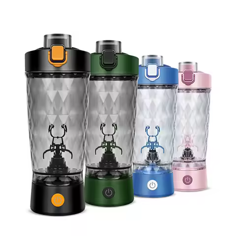 650ml Electric Protein Powder Mixing Cup Automatic Shaker Bottle Mixer Shake Bottle Milk Coffee Blen