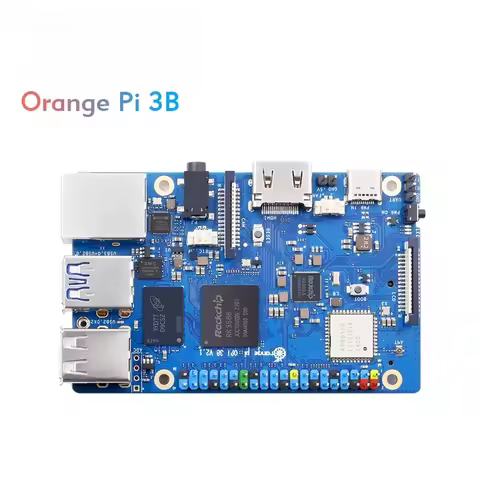 Orange Pi 3B 8GB Ram LPDDR4 Rockchip RK3566 Mini PC WiFi5+BT5.0 BLE M2 SSD Single Board Computer 3B 