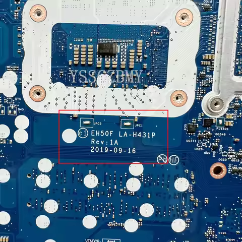EH50F LA-H431P For Acer Nitro 5 AN515-54 Laptop Motherboard NBQ9611003 / NBQ9611002 with CPU i5-9300