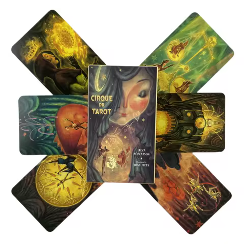 Cirque Du Tarot Decks 78 Card Tarot Deck High Quality Divination Board Games Party Entertainment Gam