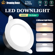 Tricolor LED Ceiling LightUltra Thin LED Ceiling Light Light 3500K/4000K/6500K Selectable Downlight