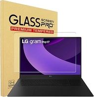 YINOVEEN 17 inch Tempered Glass Screen Protector for LG gram Pro 17 17Z90TR 17Z90TP, LG gram 17 17Z9