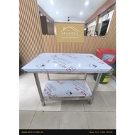 100x50x80cm Preparation Table Stainless Steel 304 2-3 Layer Table