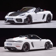1: 18 NOREV Porsche 718 spyder cayman GT4 RS 2023 Alloy Car Model