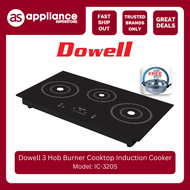 Dowell 3 Hob Burner Cooktop Induction Cooker IC-320S