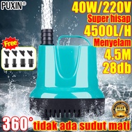 Tidak diperlukan instalasi DH Pompa air Celup Pompa air tangki ikan 4.5 METER Aquarium pompa air akuarium Daya isap super serbaguna Pompa Air Aquarium Pompa celup Pompa akuarium Mesin Pompa Air Pompa Air Listrik mesin kolam ikan sumersible pump celup