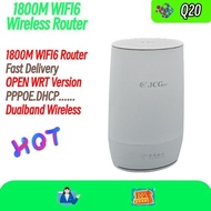 AX1800 DUAL BAND WI-Fi6 ROUTER MESH WIFI6 JCG Q20 OPEN WRT Bekas