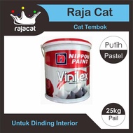 Cat Tembok Interior Nippon VINILEX 25kg: Warna Pastel (Putih)