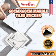 60X60CM Marble Tiles Floor Sticker Self Adhesive PVC Vinyl Flooring Panel Stickers Lantai Vinyl Pele