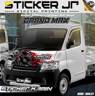 Sticker Kabin Mobil Pick Up Grandmax - Sticker Striping Bumper Depan Mobil Pick UP SJP 01