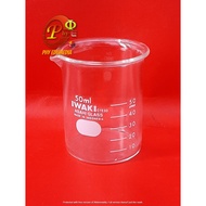 Beaker 50ml Iwaki / Beaker Glass 50ml / Chemical Glass 50ml IWAKI