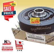 Harrier 2.4 Wish 2.0 (03-) Crankshaft Pulley Main Pully ACU30 ANE10 13470-0H020 TOYOTA