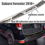 Rear Trunk Bumper for Subaru Forester Car Accessories  2019-2024 Tailgate Trunk Bumper Stainless Ste