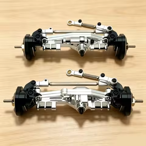 RC Car Axle Aluminum RC Axle with Steel Gears Axles Upgrade for Hobbyists, Trail Driving