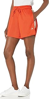 Women's Select 3-Stripes Basketball Shorts, Craft Orange/Alumina, 3X-Large