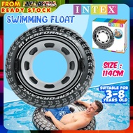 INTEX 56268 114CM & 59252 91CM Monster Truck Tube Swimming Pool Adult Rings Inflatable Tube With Han