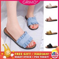 GRIMO Malaysia - Dres-so Brown Tapak Highheel Kasut Tinggi Slipper Shoe Lady Women Ladies Girl New April 2019