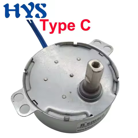 AC 5V 6V 9V 12V 24V 110V 220V 4W Synchronous Motor Permanent Magnet Gear Low Speed CW CCW TYC-50 TYC
