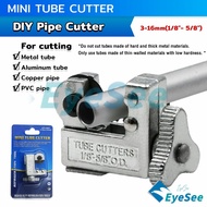 EyeSee Mini Tube Cutter 1.5"-5.8" (3-16mm) for Cutting Aluminum/Plastic Tube/Copper/thin Stainless S