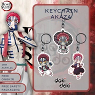 GANTUNGAN AKAZA KIMETSU NO YAIBA ANIME KEYCHAIN KEYCHAIN