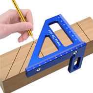 【Best-Selling】 Woodworking Square Protractor Aluminum Alloy Miter Triangle Ruler High Precision Layout Measuring Tool For Engineer Carpenter