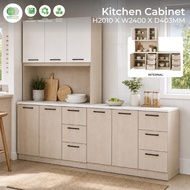 Sampoint Kitchen Cabinet Kabinet Dapur Kitchen Storage Cabinet Almari Dapur Cabinet Dapur Moden Rak 