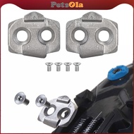 [PETSOLA] 2Pcs Cycling Shoes Cleats,Mountain Bike Pedal Cleats Mount Hardware Replaces