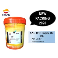 REPSOL 10W CF/SF Engine Oil [18 Liter]