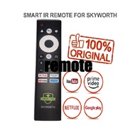 [ ] SKYWORTH RHA-T2 VOICE Command Remote Control XTREME, COOCAA Android, Smart LED SUE SERIES