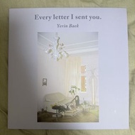 Yerin Baek《Every letter I sent you》LP黑膠