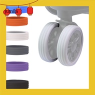 [JU] Luggage Wheel Covers Colorful Wheels Protector 8pcs Colorful Silicone Luggage Wheel Protectors Reduce Noise Prevent Scratches Shock Absorption Travel Style for Ultimate