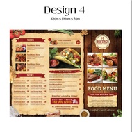 MENU Frame / Menu poster / Custom Menu poster / Design &amp; Non Design / Restaurant cafe menu