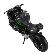 W6New Tech <br>1:12 H2 R Motorcycle Diecast Alloy Model Toy Black H2R Motorbike Detachable Collectio