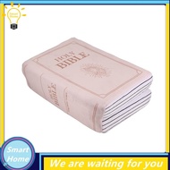 [Hmou] Faith Bible Pillow,Bible Pillow Book Plush That Opens, Pillow, Pillow,Book Shape Bible Verse 