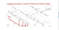 ยางกันฝุ่นเพลาขับในขวา NISSAN TEANA L33 C9GDA-ET000 (เป็นอะไหล่แท้ NISSAN) รหัส A397