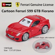 Bburago 1:64 Ferrari Ferrari 599 GTB Fiorano 599XX Ferrari F10 Cartoon Licensed Car Model Gift Toy