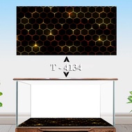 3D Painting of Caro Model Aquarium - Fish Tank Painting - Pre-glued Painting - Free Gluing Kit Inclu