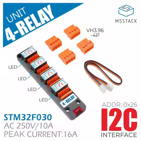 M5Stack Official 4-Relay Unit